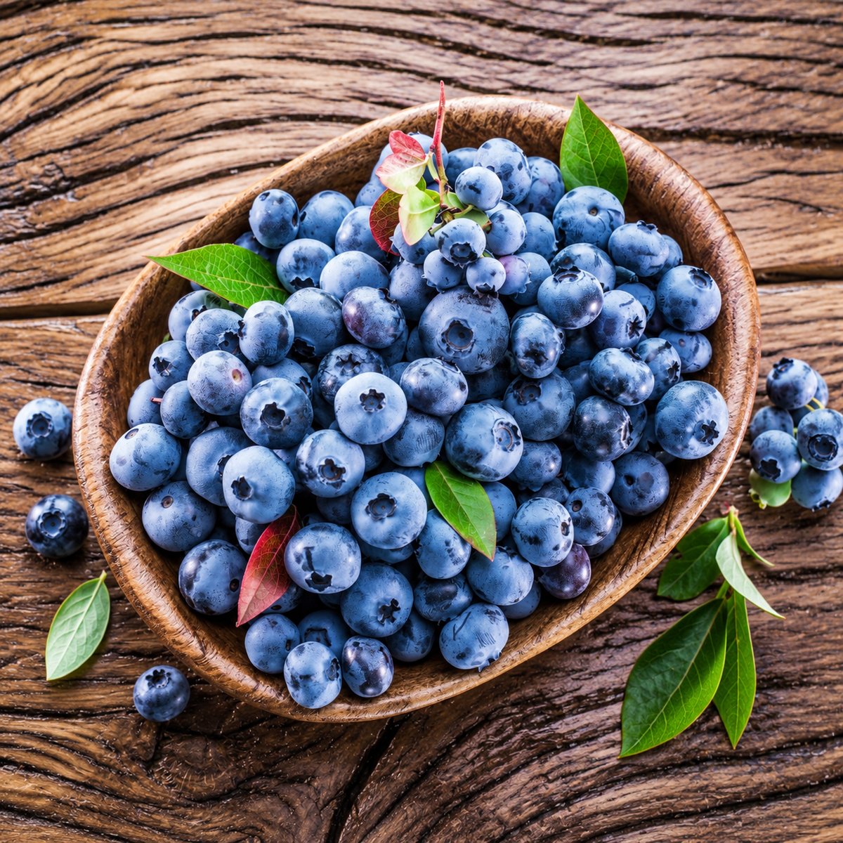 Fresh blueberries in a bowl representing antioxidant-rich foods for daily wellness