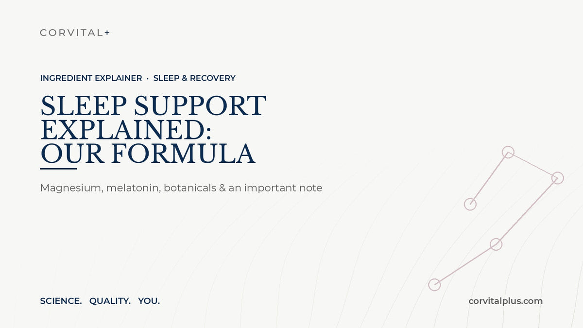 Sleep Support Explained: Inside Our Nighttime Formula